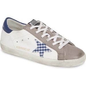 Golden Goose Superstar Gingham Star Sneaker